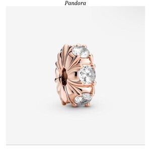Pandora Long Pronged Sparkling Clip Charm